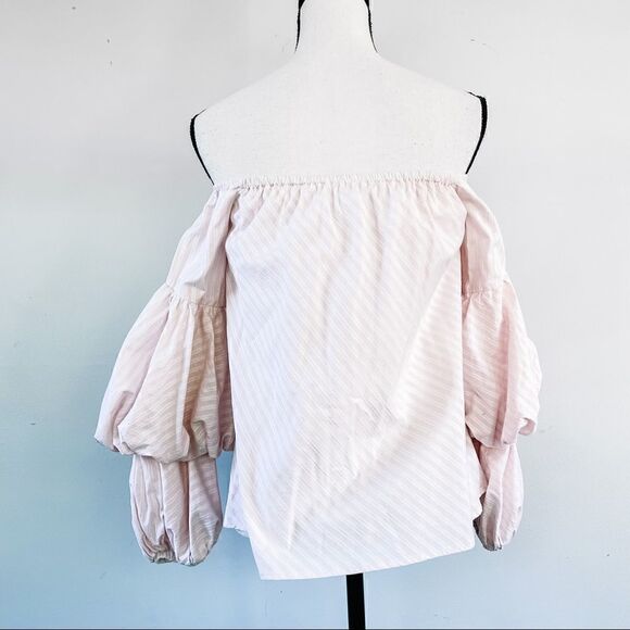 Petersyn Off Shoulder Puff Sleeve Top - Picture 5 of 12